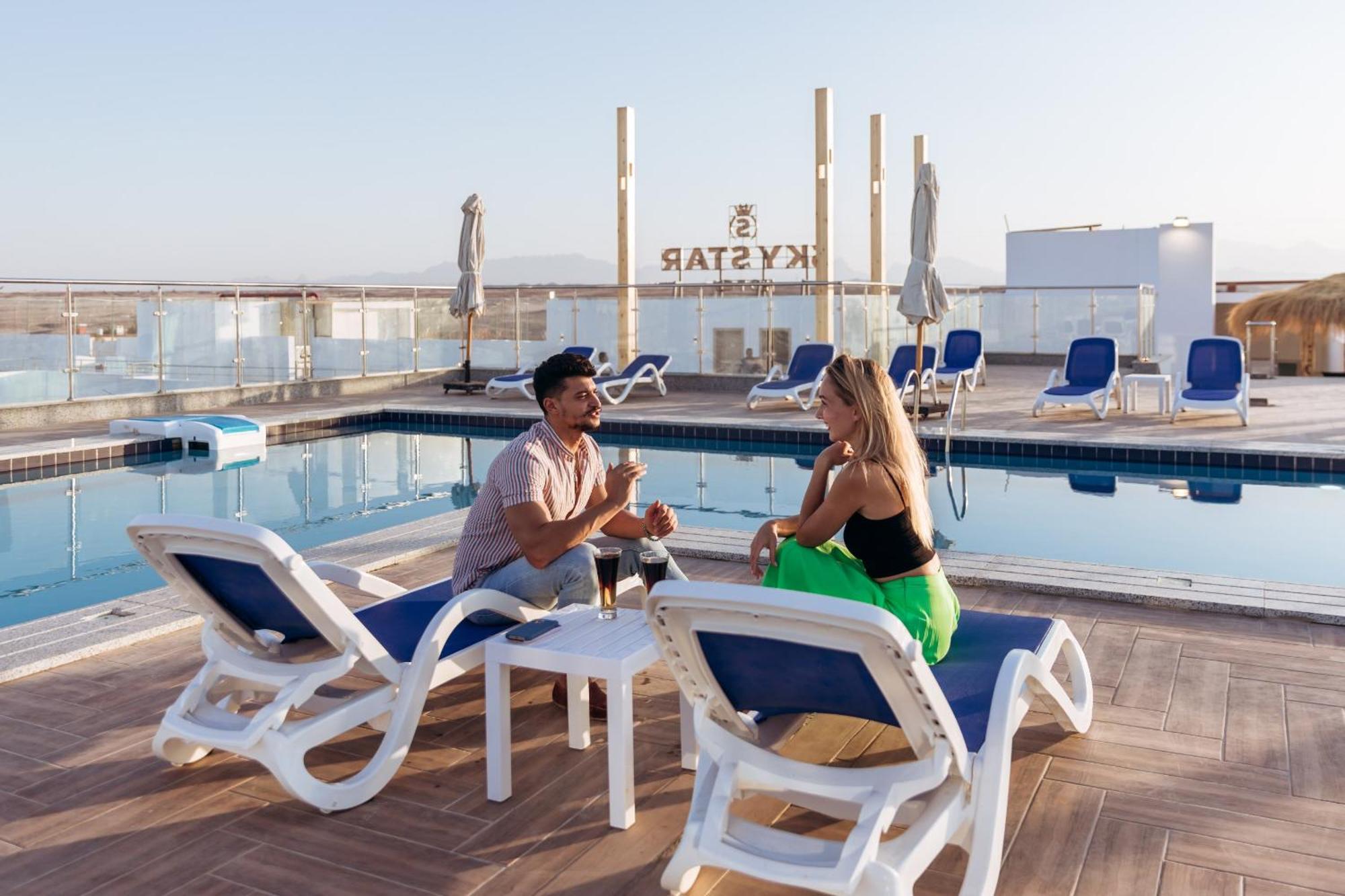 Sky Star Hotel Free Shuttle To Hurghada City Center Kültér fotó